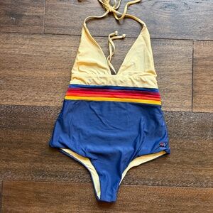 Aviator Nation one piece women's swim suit Small. no signs of wear